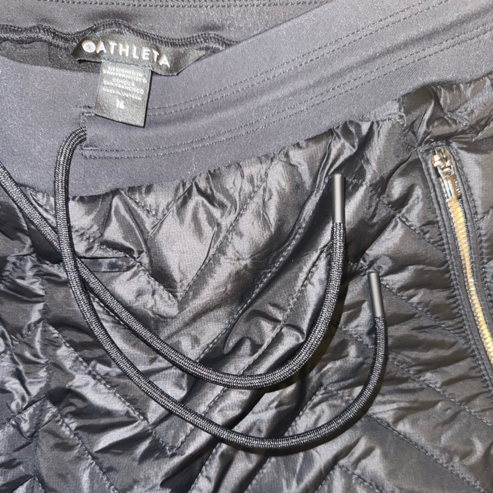 NWT Athleta apres ski down jogger in black - Picture 7 of 7